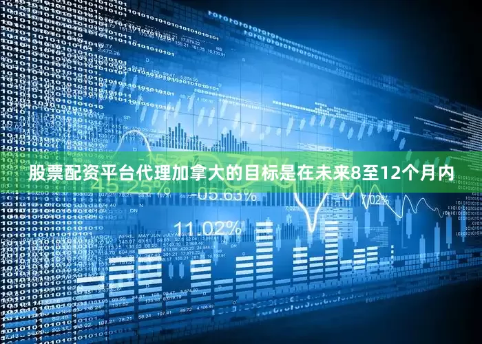 股票配资平台代理加拿大的目标是在未来8至12个月内